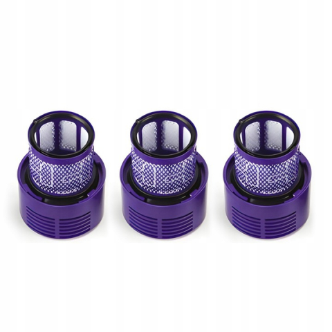 Filtru de aspirator NewEvo® pentru Dyson, 3 bucati, compatibil cu aspiratorul Dyson V10 V11 V15 SV12, Lavabil, Violet [2]