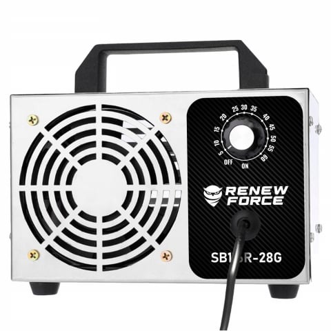 Generator Ozon Renew Force, 28 000 mg/h, timer 60min, 110W, Argintiu [0]
