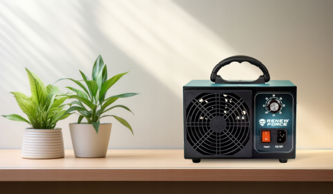 Generator Ozon Renew Force, 60 000 mg/h, timer 60min, 140W, Verde [4]