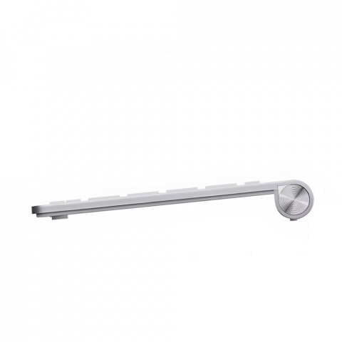 Kit Tastatura si Mouse wireless NewEvo, 78 taste, click scissor switch, versiune US, 3 butoane, 1200 DPI, Gri [1]