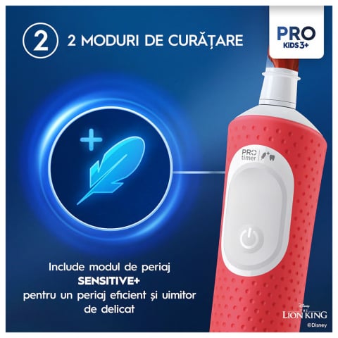 Pachet periuta de dinti electrica Oral-B Pro Kids Lion King pentru copii + Periuta de dinti electrica Oral-B Pro 1 [1]
