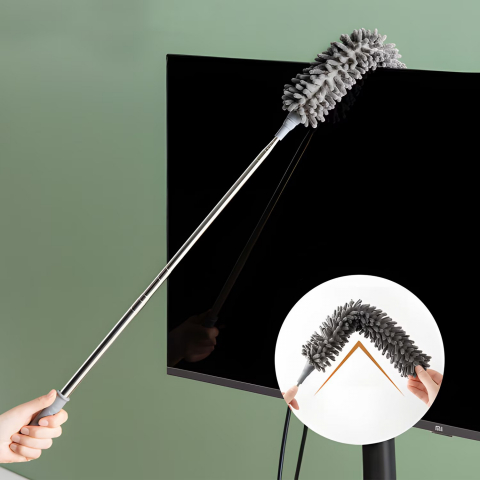 Pamatuf NewEvo, 3 Capete Interschimbabile, Telescopic, Maner Extensibil, Pentru Locuri Greu Accesibile, 83-280x16, Gri [12]
