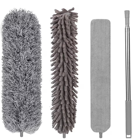 Pamatuf NewEvo, 3 Capete Interschimbabile, Telescopic, Maner Extensibil, Pentru Locuri Greu Accesibile, 83-280x16, Gri [0]