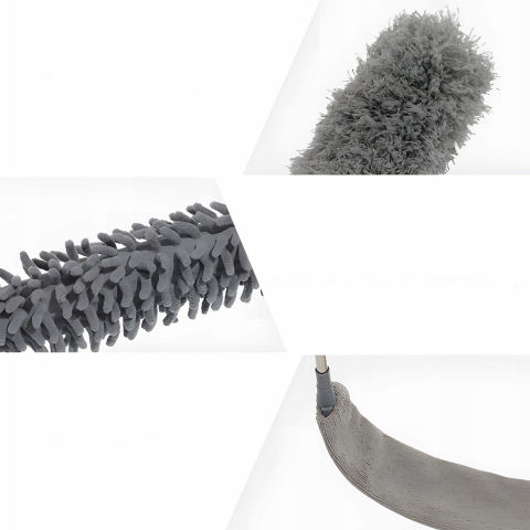Pamatuf NewEvo, 3 Capete Interschimbabile, Telescopic, Maner Extensibil, Pentru Locuri Greu Accesibile, 83-280x16, Gri [6]
