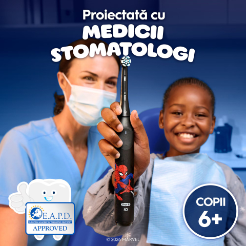 https://www.beststoreonline.ro/periuta-de-dinti-electrica-oral-b-io-kids-marvel-spiderman-1-capat-de-periaj-1-trusa-de-calatorie-3-moduri-cu-modul-sensibil-prietenos-pentru-copii-cronometru-muzical-de-2-minute-pentru-varste-de-6.html [6]