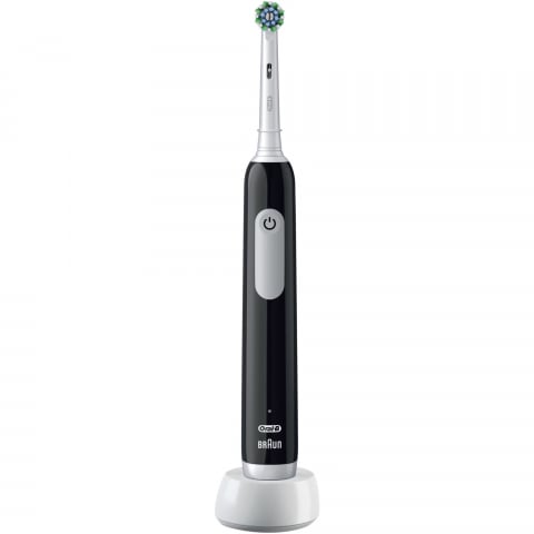 Periuta de dinti electrica Oral-B Pro 1, Curatare 3D, 3 programe, 1 capat de periaj, Negru [2]