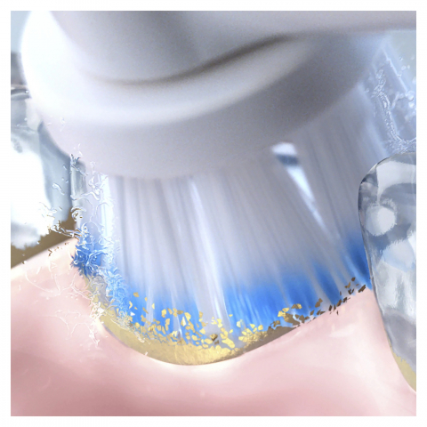 Periuta de dinti electrica Oral-B Vitality D100 Sensi Ultra Thin, 7600 Oscilatii/min, Curatare 2D, 1 program, 1 capat, Alb [4]