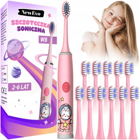 Periute de dinti electrice - https://www.beststoreonline.ro/periuta-electrica-reincarcabila-sonica-newevo-pentru-copii-32000-miscari-minut-1-mod-de-curatatare-12-capete-de-periere-incluse-smart-timer-rezistent-la-apa-ipx6-roz.html