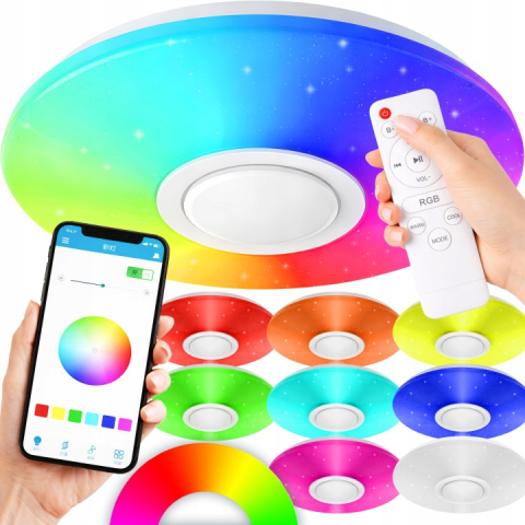 Reduceri - https://www.beststoreonline.ro/plafoniera-cu-led-newevo-inteligenta-putere-40w-control-prin-telefon-telecomanda-intrerupator-difuzor-conectat-bluetooth-lumina-rgb-calda-si-rece-protectie-ochilor-si-economie-de-energie-3000-6000k-33.html
