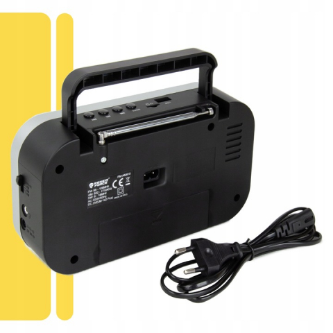 Radio portabil cu acumulator Renew Force, Antena FM/AM, Bluetooth, Slot Card SD, Negru [4]