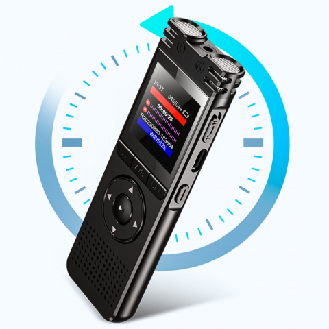 Reportofon profesional NewEvo 32 GB cu activare vocală și reducere zgomot [2]