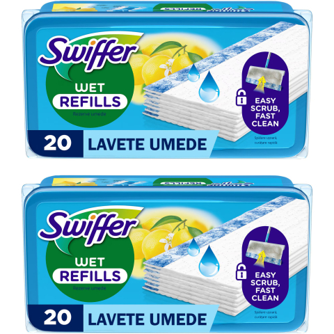 Rezerve lavete umede pentru pardoseala Swiffer Sweeper Lemon, 40 buc [0]