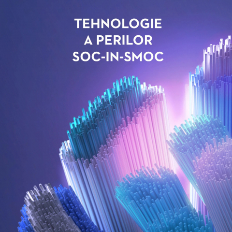 Rezerve periuta de dinti electrica Oral-B iO Ultimate Clean, compatibile doar cu seria iO, Negru, 2buc [6]