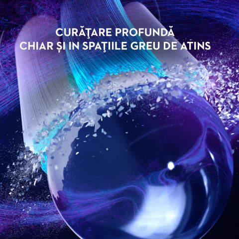 Rezerve periuta de dinti electrica Oral-B iO Ultimate Clean, compatibile doar cu seria iO, Negru, 2buc [4]