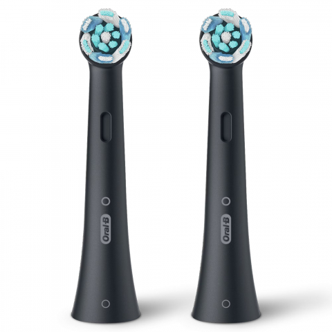 Rezerve periuta de dinti electrica Oral-B iO Ultimate Clean, compatibile doar cu seria iO, Negru, 2buc [1]