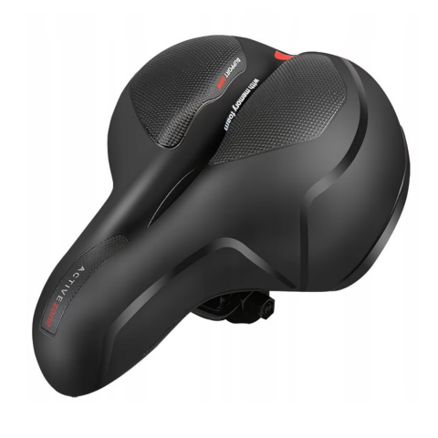 Sa Bicicleta NewEvo, Premium cu Gel si Arcuri, Ultra Amortizare Socuri, Anti-Alunecare, Impermeabila, Design Ventilat, Banda Reflectorizanta, Compatibilitate Universala 25x20.5x9.5cm [0]