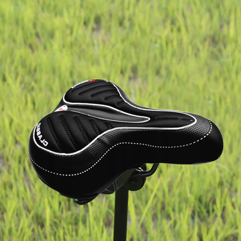 Sa bicicleta NewEvo, Premium cu Spuma si Arcuri, Amortizare socuri, Piele ecologica, Ventilata, Impermeabila, Compatibilitate Universala, 25cm X 20cm X 6cm, Negru [3]