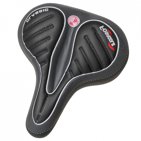 Sa bicicleta NewEvo, Premium cu Spuma si Arcuri, Amortizare socuri, Piele ecologica, Ventilata, Impermeabila, Compatibilitate Universala, 25cm X 20cm X 6cm, Negru [0]