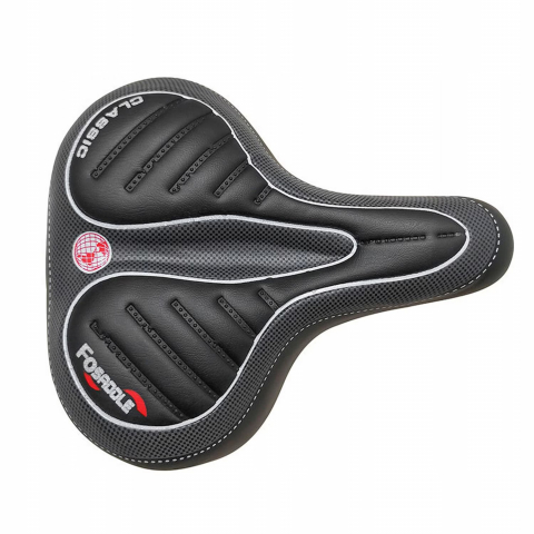 Sa bicicleta NewEvo, Premium cu Spuma si Arcuri, Amortizare socuri, Piele ecologica, Ventilata, Impermeabila, Compatibilitate Universala, 25cm X 20cm X 6cm, Negru [4]