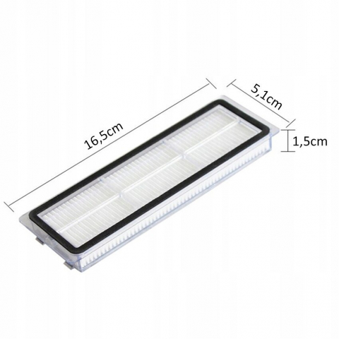 Set 10 accesorii compatibile cu Xiaomi Mi1, Mi2, RoboRock S50, S51, S55, S60, S6, 2 perii tambur, 4 perii laterale, 4 filtre Hepa [3]