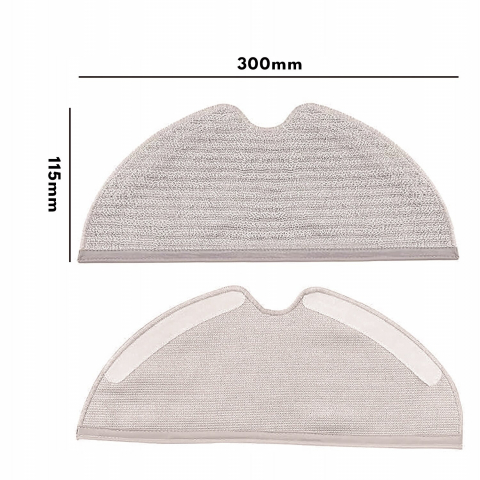 Set 10 accesorii compatibile cu Xiaomi RoboRock S6, S6 MaxV, S6 PURE, S60, S65, S5 MAX, E4, 1 perie tambur, 2 perii laterale cu surub, 2 filtre Hepa, 2 filtre rezervor apa, 2 mop din microfibra, 1 acc [1]