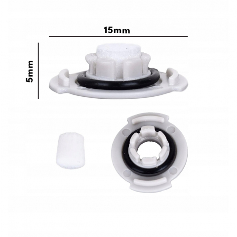 Set 10 accesorii compatibile cu Xiaomi RoboRock S6, S6 MaxV, S6 PURE, S60, S65, S5 MAX, E4, 1 perie tambur, 2 perii laterale cu surub, 2 filtre Hepa, 2 filtre rezervor apa, 2 mop din microfibra, 1 acc [5]