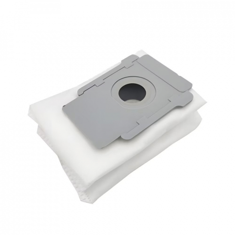Set 10 Saci de Aspirator NewEvo Compatibili cu iRobot E, I, J si i3+, i4+, i5+, i6+, i7+, i8+, j7+, s9+, Calitate Premium, Material Durabil, Alb Gri [4]