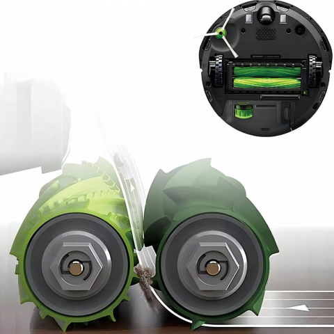 Set 12 accesorii compatibile cu iRobot Roomba E5, E5152, E5154, E5158, E6, E6198, E7, I3, i3+, I7, I7150, I7+, I7550, 2 perii tambur, 3 perii laterale, 4 filtre Hepa, 3 suruburi [2]