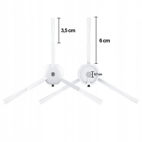 Set 15 accesorii compatibile cu Xiaomi Roborock S5, S5 Max, S6, S6 Max, S6 MaxV, S6 Pure, S50, S55, S60, S65, E4, E25, E35, 1 perie tambur, 4 perii laterale cu surub, 4 filtre Hepa, 4 mop de microfibr [2]