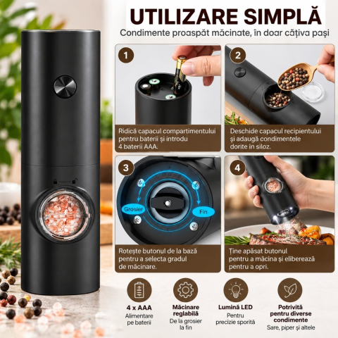 https://www.beststoreonline.ro/set-2-r%C3%A2%C8%99ni%C8%9Be-electrice-newevo-pentru-sare-%C8%99i-piper-4x-aaa-m%C4%83cinare-reglabil%C4%83-fin-grosier-mecanism-ceramic-lumin%C4%83-led-recipient-transparent-negru.html [3]