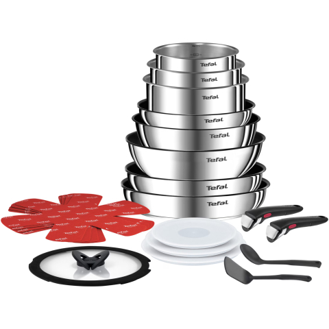 Tigai si Seturi - https://www.beststoreonline.ro/set-20-piese-tefal-ingenio-emotion-oale-16-18-20-cm-tigai-22-24-26-28-cm-wok-26-cm-2-manere-2-ustensile-3-capace-ermetice-16-18-20-cm-capac-sticla-24-cm-4-protectii-inductie-inox-argintiu.html