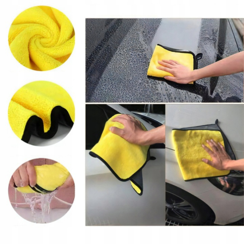 Set 23 Piese Detailing Auto NewEvo, Curatare Auto Interior si Exterior, Geanta Transport si Depozitare Inclusa, Negru Galben [2]