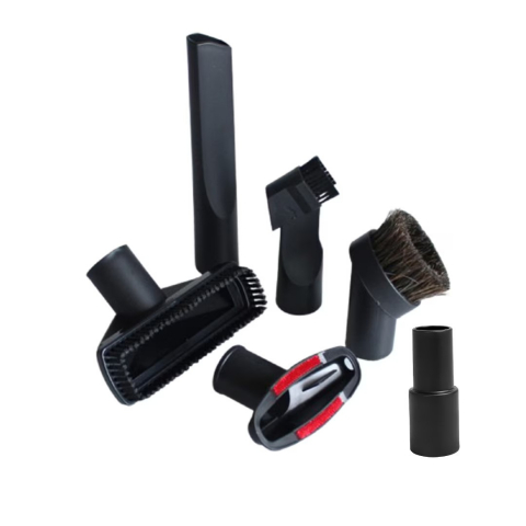 Set 6 Accesorii NewEvo®, Pentru Aspiratoare Karcher WD2 WD3, Samsung, Bosch, Rowenta, Panasonic, Universale cu Diametru 32mm si 35mm, Negru [0]
