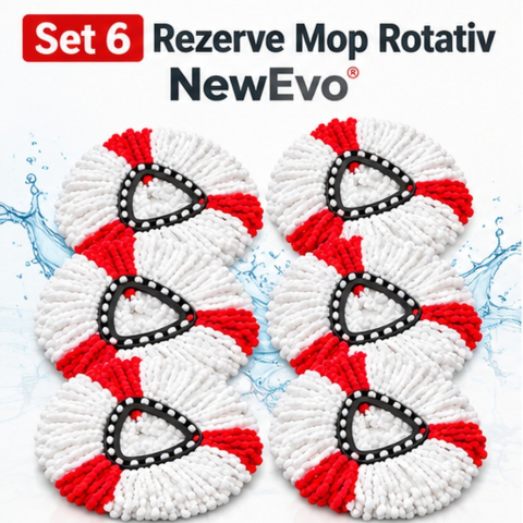 [https://www.beststoreonline.ro/set-6-rezerve-mop-rotativ-newevo-din-microfibr%C4%83-compatibile-cu-vileda-turbo-%C8%99i-easy-wring-clean-absorbante-lavabile-la-30-c-pentru-cur%C4%83%C8%9Barea-eficient%C4%83-a-podelelor-alb-ro%C8%99u.html](https://www.beststoreonline.ro/set-6-rezerve-mop-rotativ-newevo-din-microfibr%C4%83-compatibile-cu-vileda-turbo-%C8%99i-easy-wring-clean-absorbante-lavabile-la-30-c-pentru-cur%C4%83%C8%9Barea-eficient%C4%83-a-podelelor-alb-ro%C8%99u.html) [6]