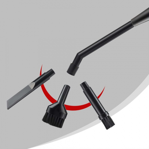 Set 8 Mini Accesorii NewEvo® pentru Aspiratoare cu Diametru 30mm, 32mm, 35mm, 38mm, Montare Universala, Adaptoare Incluse, Perfect pentru Spatii Mari si pentru Spatii Inguste, Negru [3]