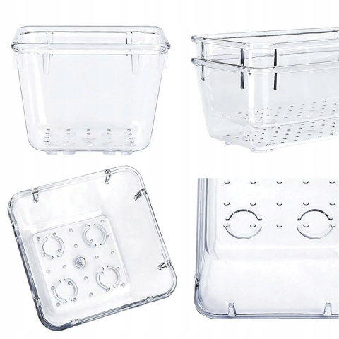 Set Organizator Sertar NewEvo, 25 Piese, 4 Marimi Diferite Pentru Depozitare Cosmetice, Bijuterii, Ustensile Bucatarie, Pixuri, Creioane, Piese Antialunecare, Diferite Configuratii, Transparent [2]