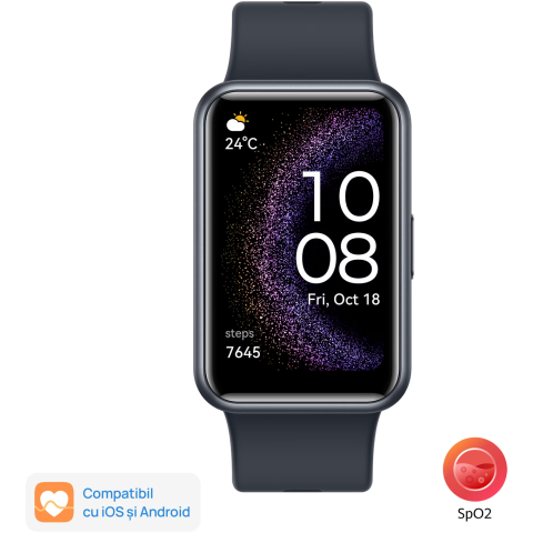 Reduceri - https://www.beststoreonline.ro/smartwatch-huawei-watch-fit-se-silicone-strap-starry-black.html