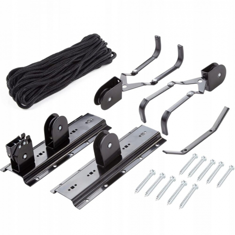 Suport suspendat Renew Force pentru depozitarea bicicletei, cu prindere in tavan, sarcina maxima suportata 20 Kg, Negru [1]