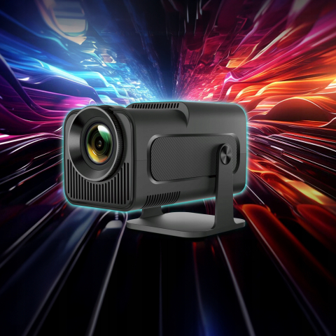 Videoproiector portabil , 250ANSI,  Android 11, Wi-Fi 6, BT 5.0, rezolutie 1280X720p  HD, suport 4K, conexiune HDMI, USB si Mirroring Android/IOS, Negru [7]