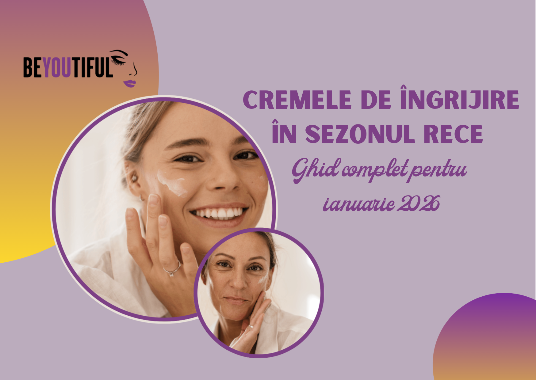 Cremele de îngrijire în sezonul rece