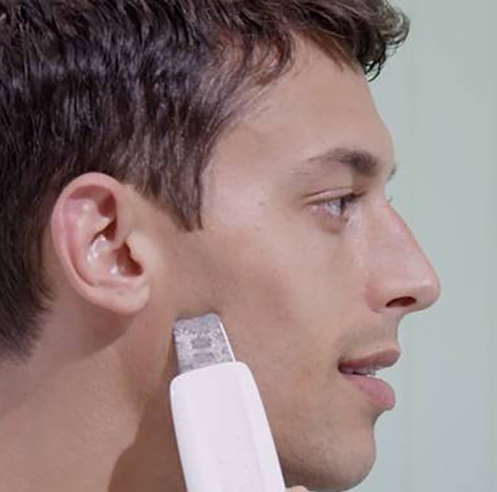 Aparat ultrasonic ionic skin scrubber pentru ingrijirea tenului [4]