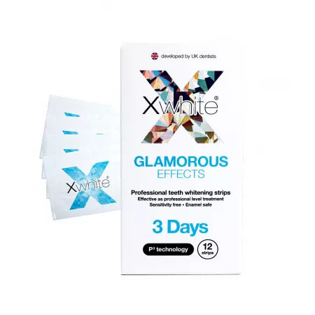 Îngrijire dentarǎ - BENZI DE ALBIRE  X WHITE GLAMOROUS,  3 ZILE