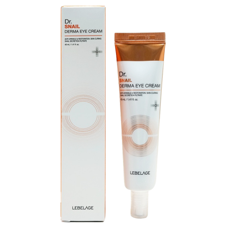 Cosmetice coreene - Crema contur ochi Dr Snaill cu extract de melc si colagen, antiageing, 40 ml Lebelage