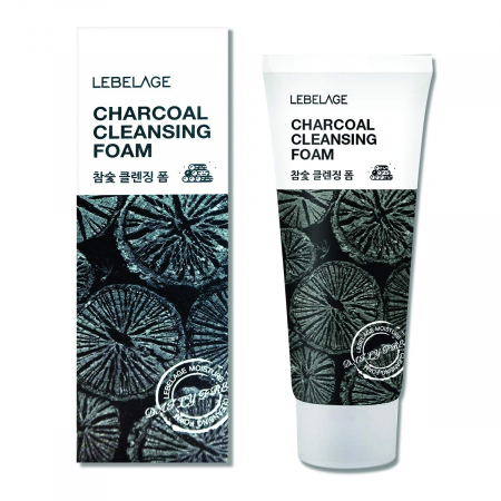 Demachiere si curatare - Spuma de curatare cu carbune, 100 ml Lebelage