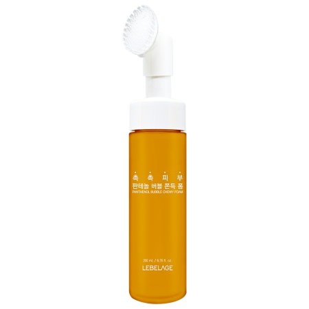 Demachiere si curatare - Spuma curatare cu panthenol, flacon cu perie silicon incorporata 200 ml Lebelage