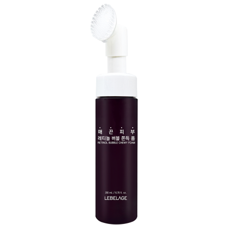 Demachiere si curatare - Spuma de curatare retinol, flacon cu perie incorporata, 200 ml Lebelage