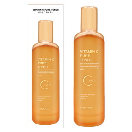 Demachiere si curatare - Toner pentru fata si gat cu Vitamin C, 120 ml Lebelage