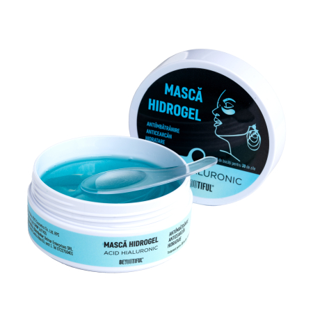 Măști pentru ochi - Masca hydrogel ochi cu acid hyaluronic pentru ten sensibil