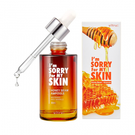 Seruri pentru ten - Ser fata cu extract de miere cu efect de albire si antiageing 30 ml I'm sorry for my skin