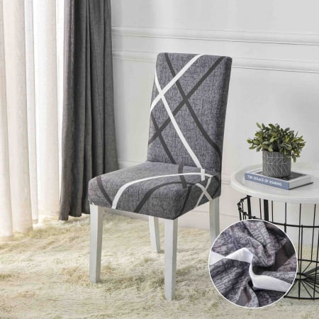 HUSE SCAUNE - Huse Elastice pentru Scaun, Universale, 6 buc. Set